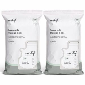 2 Pack Motif Medical Breast Milk Storage Bags 8oz Single Use (200 Total) New